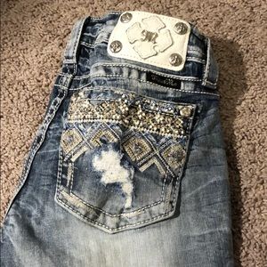 Miss Me Cuffed Capri, size 26